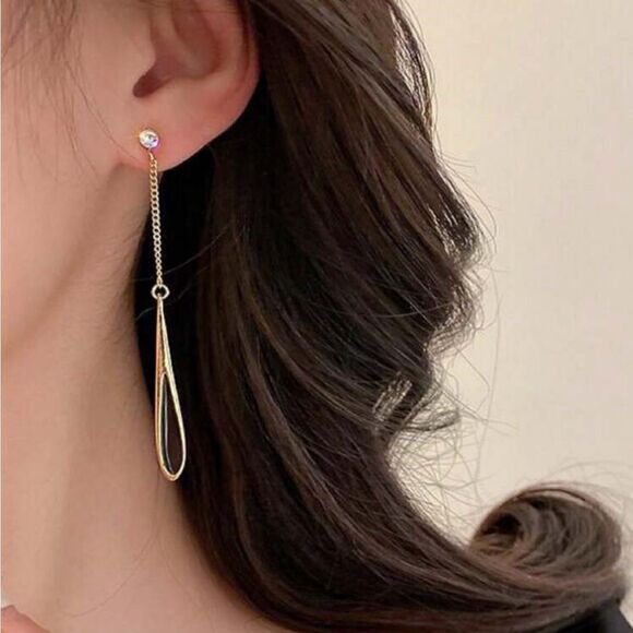 5/$25 BLACK & GOLD DANGLE - Picture 1 of 5